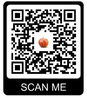 QR code naar de fruitkaart