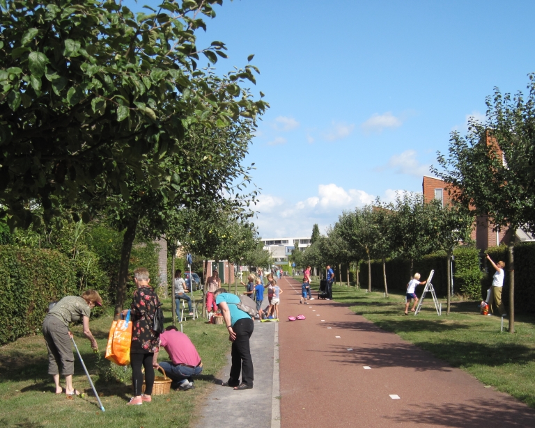 Jaarlijkse appelplukdag door Eetbaar IJsselstein